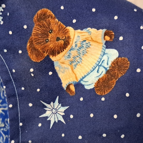 Snowflake * Teddybear Bunny Handbag Handmade Softform Machine Washable BG220 - Picture 12 of 13